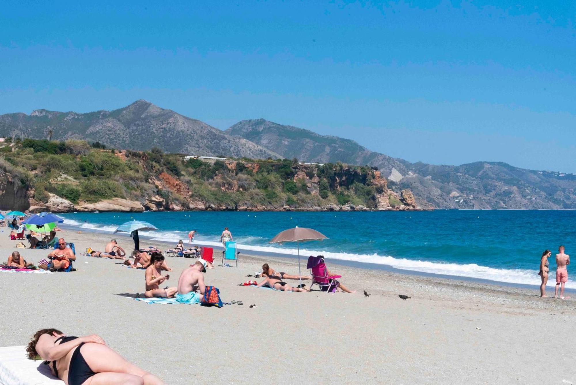 Burriana Beach Lejlighed Nerja Eksteriør billede